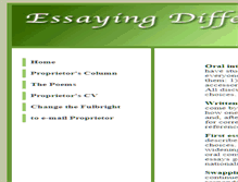 Tablet Screenshot of essayingdifferences.com
